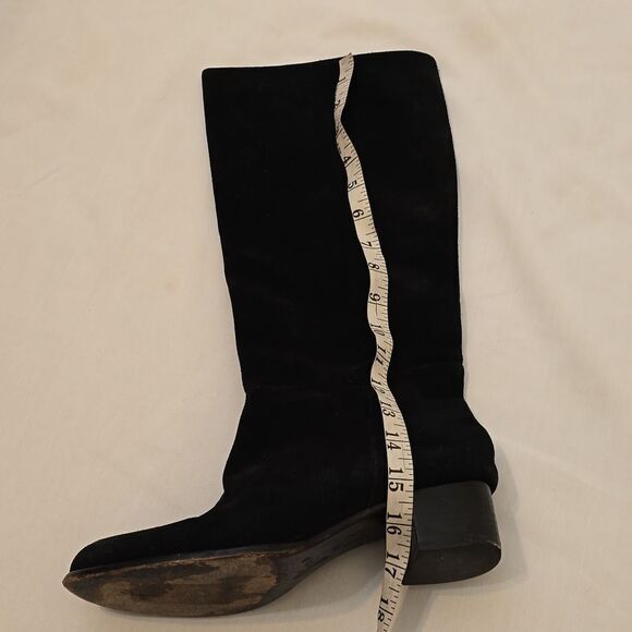 Joie Black Suede Boots 38 - Picture 3 of 11